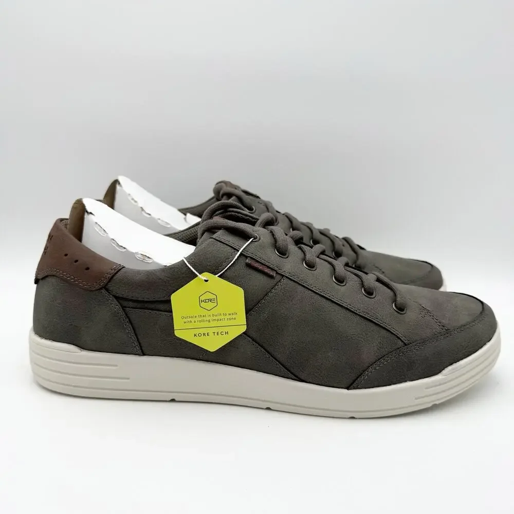 Nunn Bush Mens Kore City Walk Oxford Casual Sneakers Size 14 Charcoal NWOB